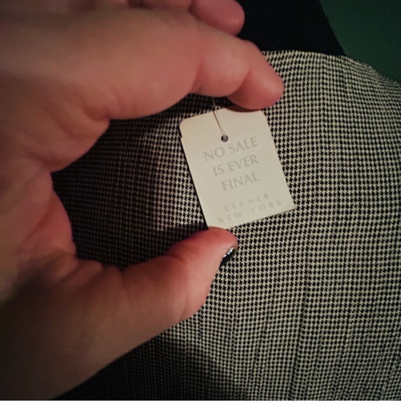 Vintage 1990s Beige + Black Ribbon Appliqué Bolero Jacket w/Buttons sz 8 Petite - Picture 10 of 12